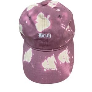 Black Jack DMD Pink Tie Dye BRUH Adjustable Back Cotton Baseball Hat